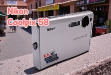  Excellent Nikon Coolpix S8 Compact Digital Camera Silver From Japan A6206F4