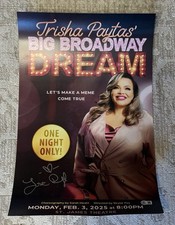 TRISHA PAYTAS SIGNED BIG BROADWAY DREAM POSTER CARD - BECKETT COA TRISHA PAYTAS SIGNED BIG BROADWAY DREAM POSTER CARD - BECKETT COA
