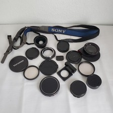 Vintage Camera Accessories Lot Lens Filters Caps Covers Ect