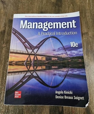 Management: A Practical Introduction 10th Ed READ   PB  ISBN 9781265017750