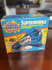 Vintage 1984 Kenner Super Powers Supermobile Never used in original box