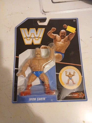 NEW MOC WWE Iron Sheik Mattel RETRO wrestling Figu...