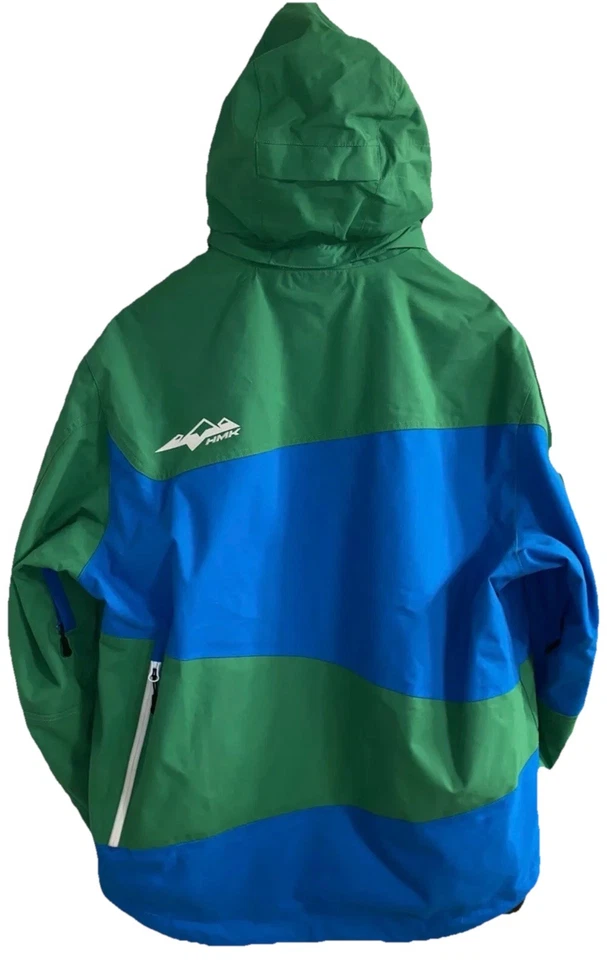 HMK Peak 2 Men’s Snowmobile Snowboard Ski Winter Jacket Large Green/Blue - Image 3 of 4