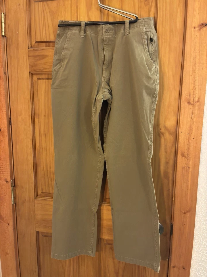 3 пары мужских докеров: хаки зеленый и синий 32x30 саржа хлопок - Изображение 2 из 4