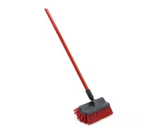 Libman Dual Surface Floor Scrub Brush with Steel Handle