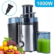 1000W Centrifugal Juicer Machine Juice Extractor Wide Mouth for Fruits Vegetable