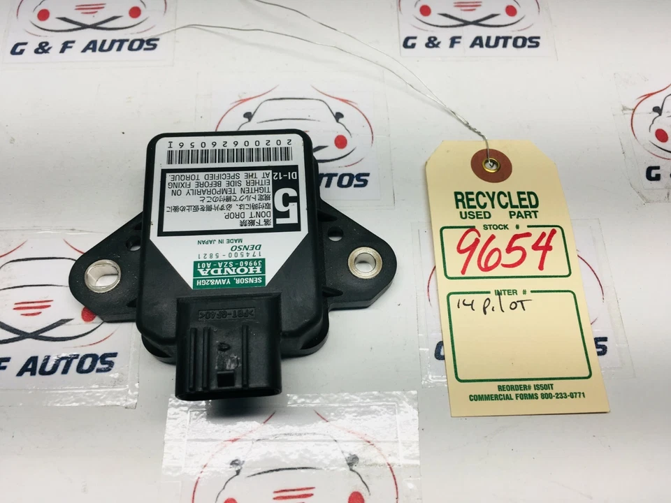 Sensor Honda Pilot YAW Rate G 2014 OEM 39960-SZA-A01 #9654 Foto 3 de 4