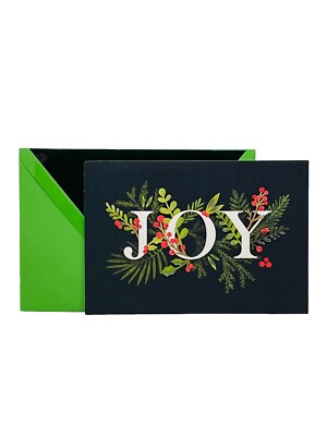 日*4様 YUKI 直筆サイン クリスマスカード LIQUIDROOM JOY Joy To You Christmas Card 3D Laser Cutout w/ Glitter Hallmark