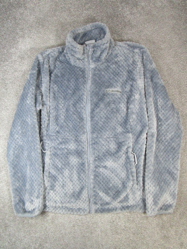 Columbia Interchange Jacket Womens Medium Gray Full Zip Hiking Fleece