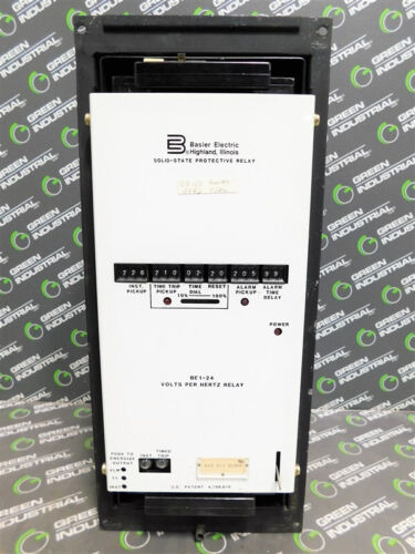 USED Basler Electric BE1-24 A1E F1J D1S0F Solid-State Volts Per Hertz Relay - Picture 4 of 6