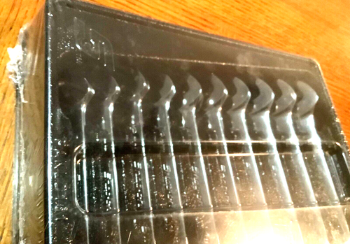 New Snap-on™ 10 thru 19 mm 12-point box SHORT COmbination Wrench SET OEXSM710B - Picture 3 of 7