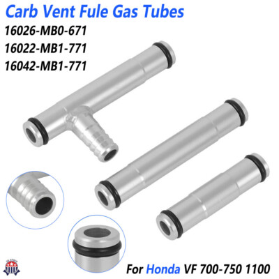 #ad #ad Carb Fuel Gas Tubes Set Aluminum For Honda Magna Sabre VF 700 750 1100 1983 1986 $10.59