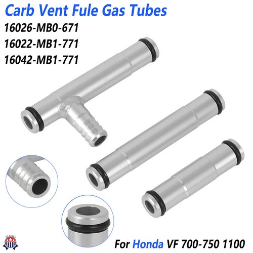 Carb Fuel Gas Tubes Set Aluminum For Honda Magna Sabre VF 700-750 1100 1983-1986 - Picture 1 of 11