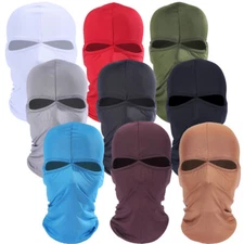 2 Hole Full Face Mask Ski Mask Cycling Cap Balaclava Outdoor Beanie Tactical Hat