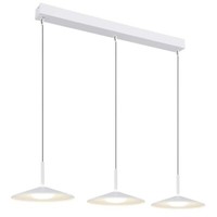 Pendellampe HäNgelampe Esstischlampe Stoff 3 Flammig Biglight