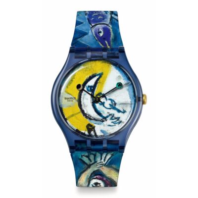 [Swatch] Watch Chagall'S Blue Circus Suoz365 Blue No.85 New Japan