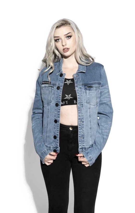 Black craft cult denim deals jacket