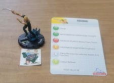  HeroClix DC JUSTICE LEAGUE Aquaman 002 with card 