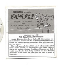 Sawyer's ViewMaster B 5151 Bullwinkle Story book only 1962