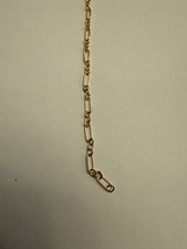 5ft,14kt gold filled 5x2.6mm oval long and short cable chain