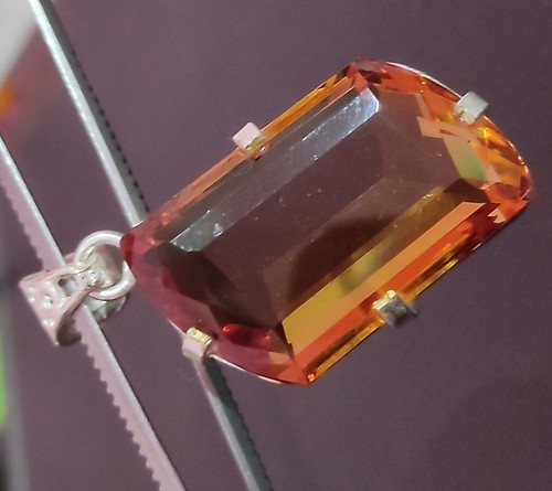 Certified 73.90 Ct Natural Zultanite 7Color Fancy Cut Pendant 925 Silver Jewelry - Picture 10 of 14