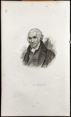 Portrait 1834 James Watt Machine A Vapeur Ebay