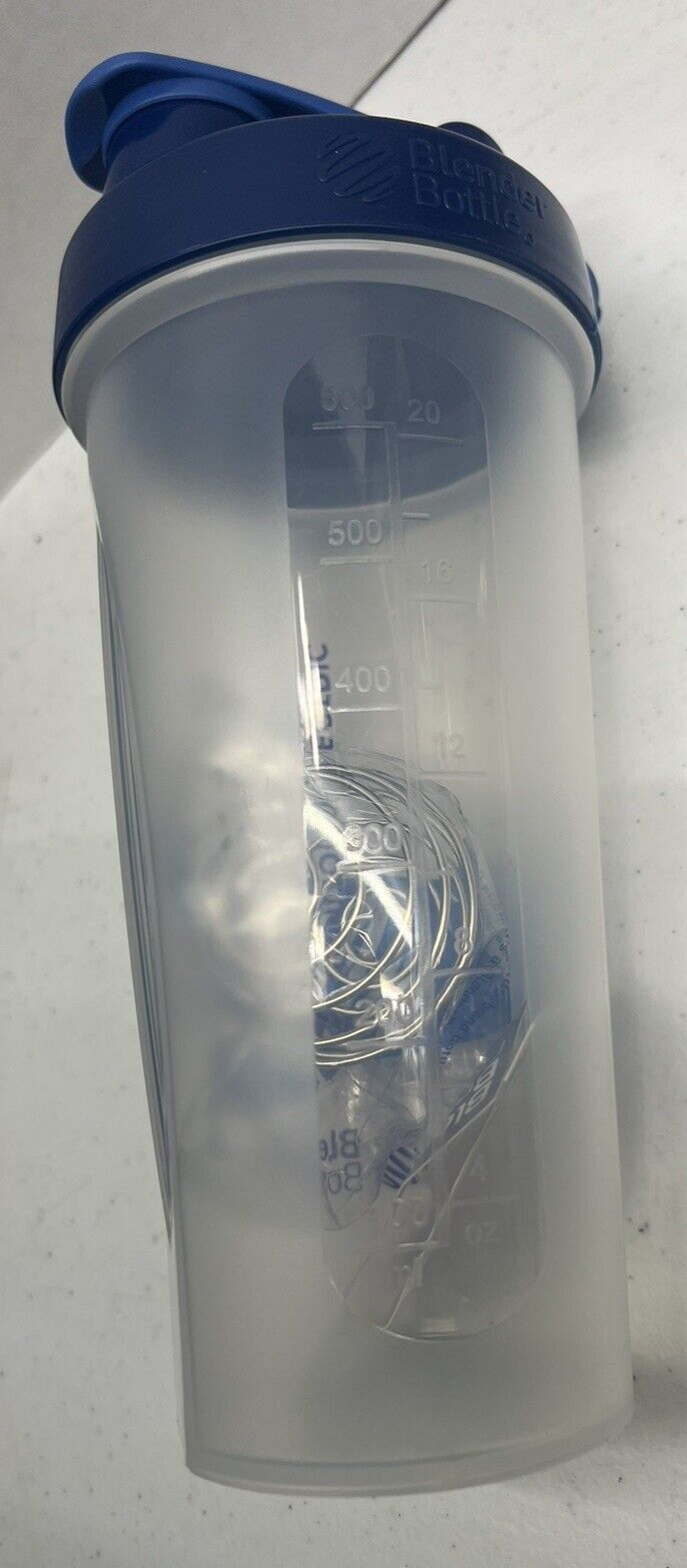 Blender Bottle 28oz. with Sumitomo Electric Wiring Advertising Blue/Clear L#EB64