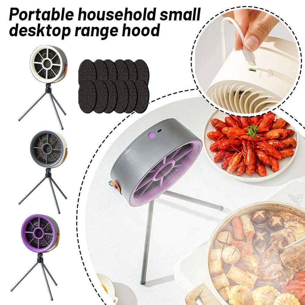 Smoke Purifier, Portable Range Hood,Smoke Purifier For Smoking Indoors C5W6