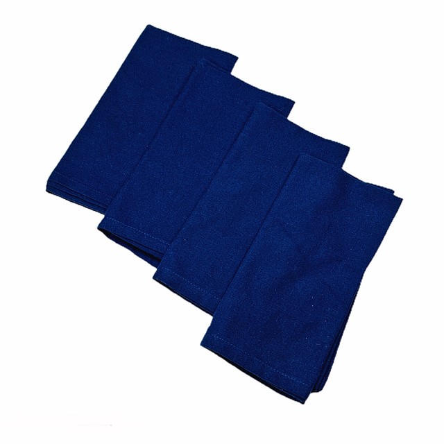 Nautical Blue Navy Cotton Napkins Set of 4 eBay