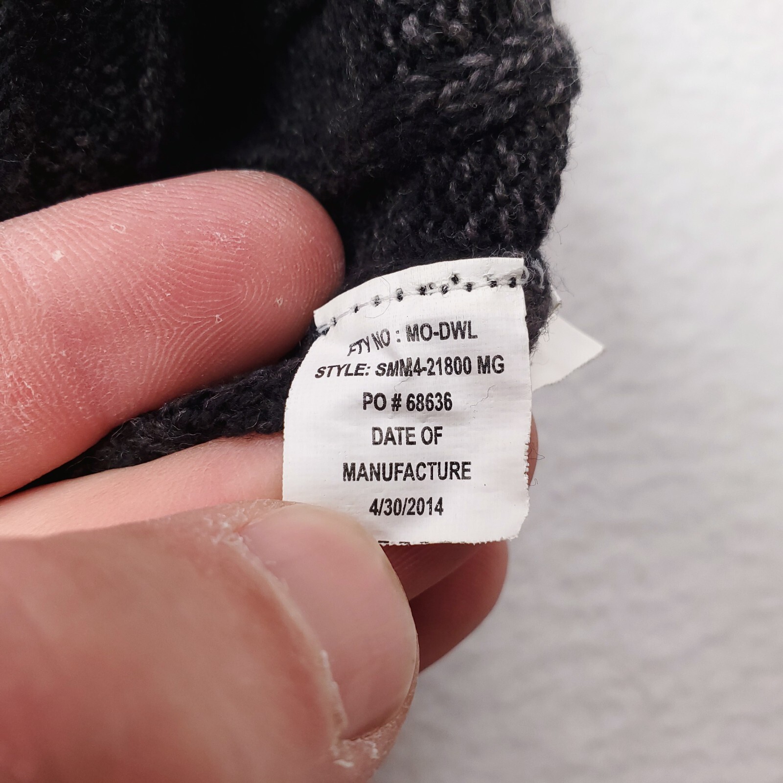 Method Sweater Mens Extra Large Gray Charcoal Qua… - image 7