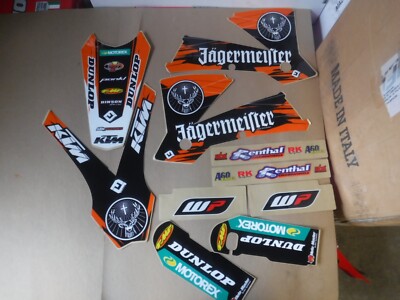 FLU DESIGNS TEAM KTM GRAPHICS 2003 2004 SXF  SX  & 2004 EXC  EXCF 125-525