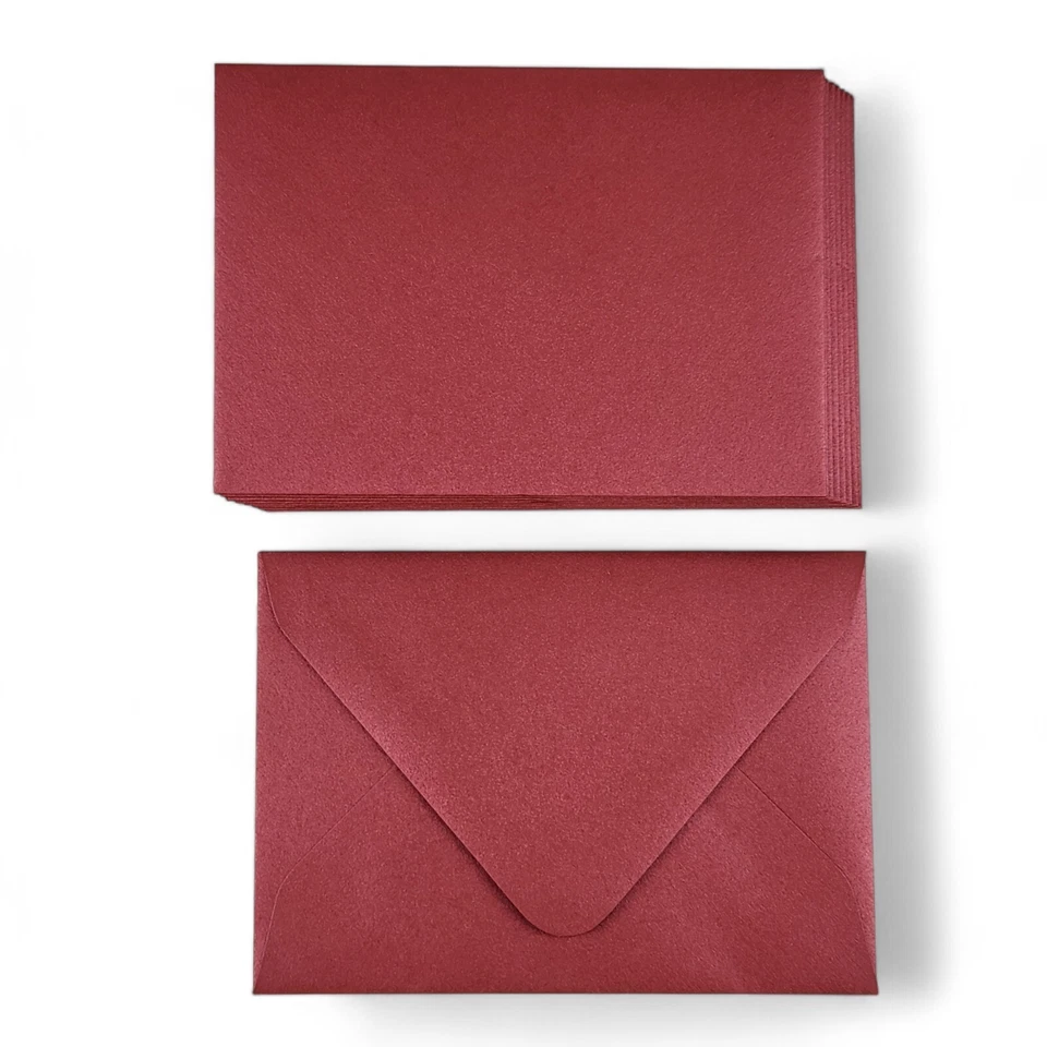 Lote de invitaciones en blanco tarjetas de bolsillo sobres tarjeta oro plata rojo tamaños mixtos Foto 4 de 4