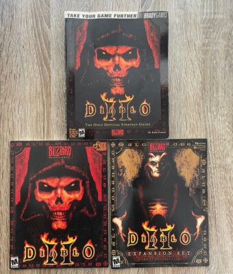 Diablo 2 PC Manual, Expansion Set Manual & Strategy Guide. NO GAME