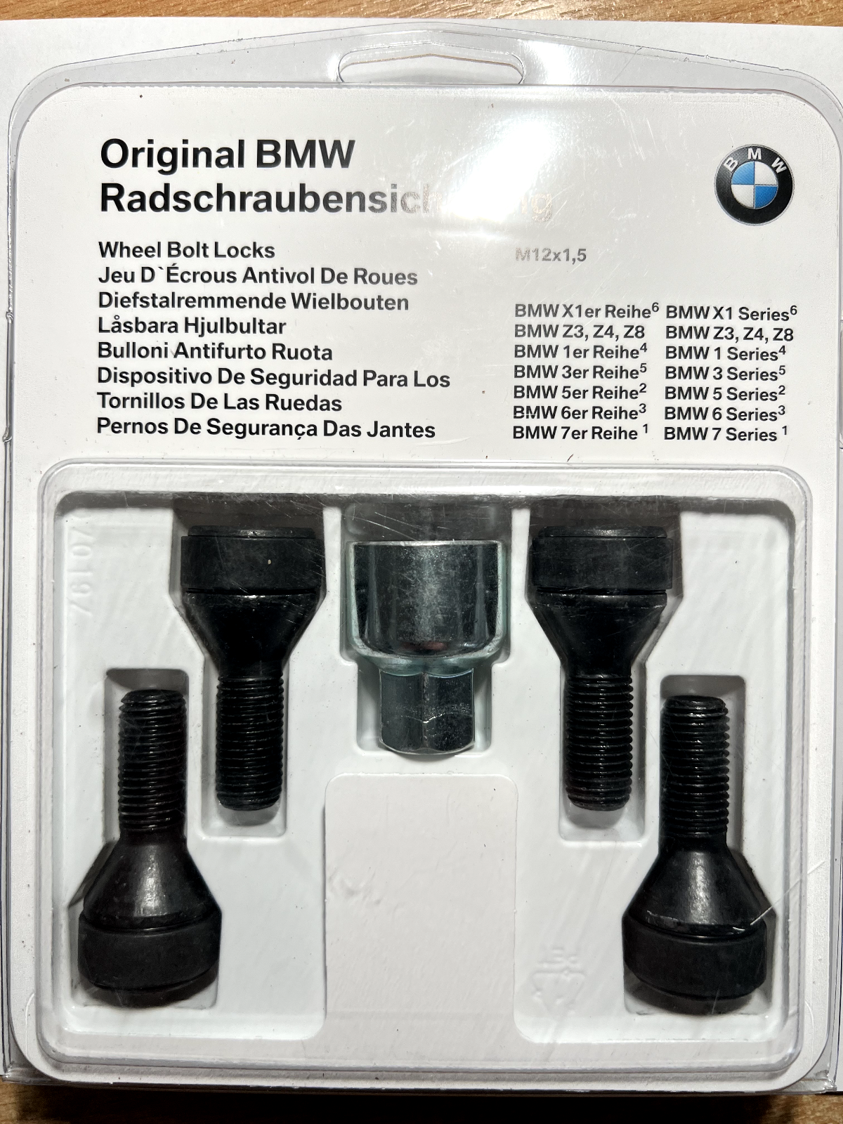 BMW 36132453959 Set of Locking Wheel Bolts GENUINE BMW | eBay 