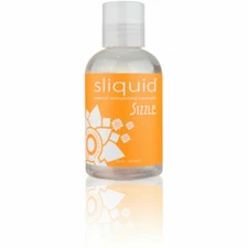 Sliquid Sizzle Natural Intimate Lubricant 4.2oz Water-Based Menthol Lube