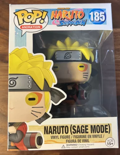 Pop Funko #185 Naruto Shippuden Naruto (Sage Mode (Pierrot sticker) Error