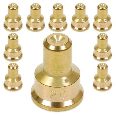 POLIDORO GAS PILOT INJEKTOREN 10 x LPG PROPAN 0,2 mm Blende Düsen Friteuse Ofen Grill