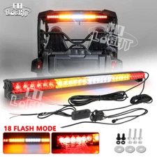 RAWAR 30" Rear LED Chase Light Bar Reverse For 2020-2024 Polaris RZR Pro XP/ R