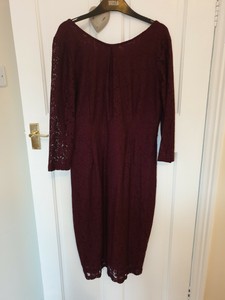 deep red bodycon dress