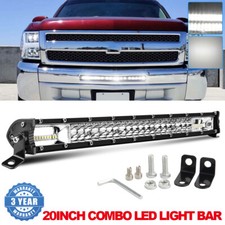 20inch Slim Led Light Bar For Chevy Silverado 150025003500 Lower Bumper 07-13