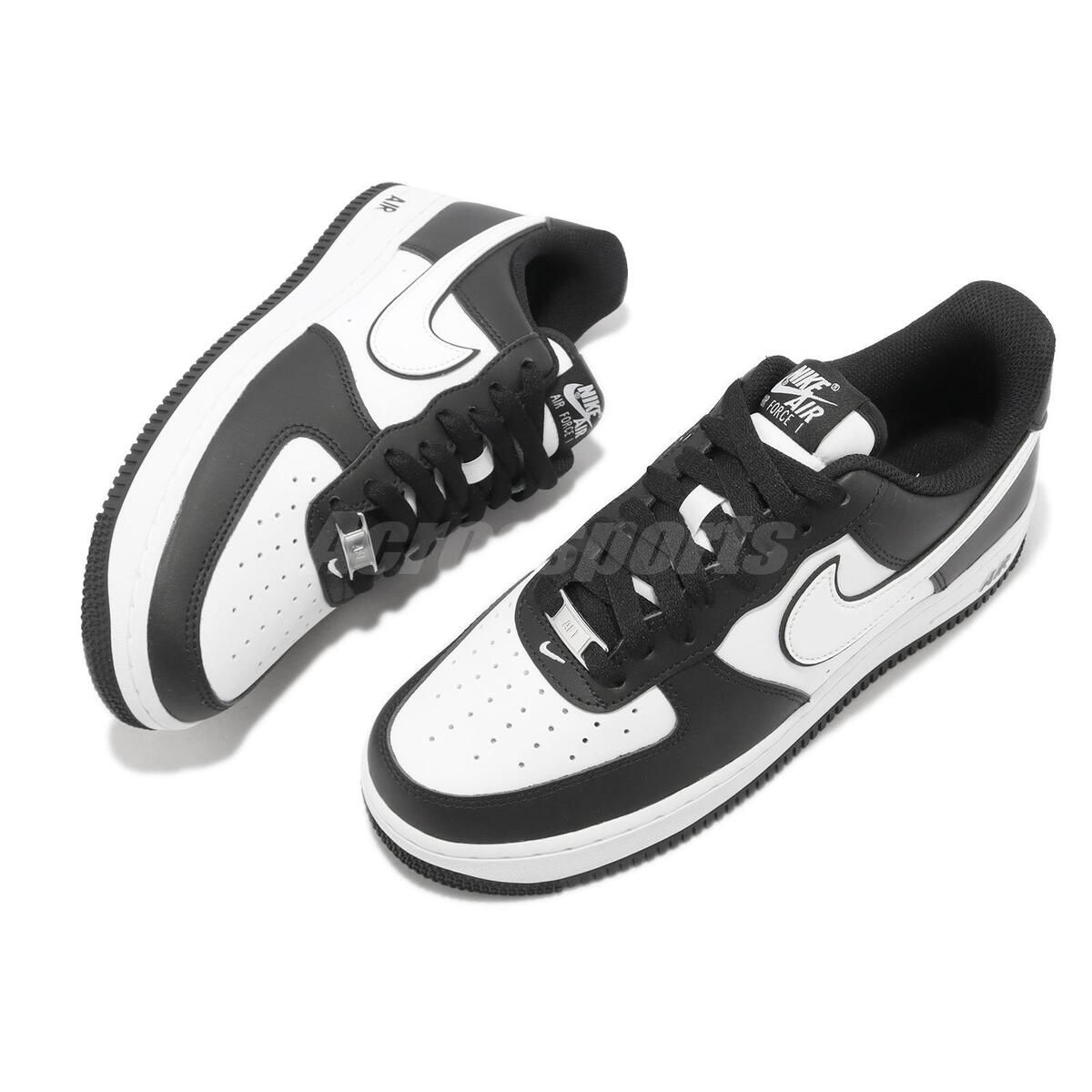 Nike Air Force 1 07 White Swoosh Panda Black AF1 Men Casual Nike Air Force 1 07 White Swoosh Panda Black AF1 Men Casual