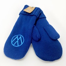Volkswagen Logo Mittens Navy Blue 70th Anniversary Car Gloves, Brand New Gift