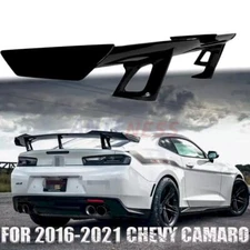 TRUNK SPOILER WING FOR 2016-2021 CHEVY CAMARO ZL1 1LE STYLE US STOCK GLOSS BLACK