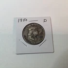 1950 D Franklin Half Dollar 90% Silver Coin Exact Coin Shown