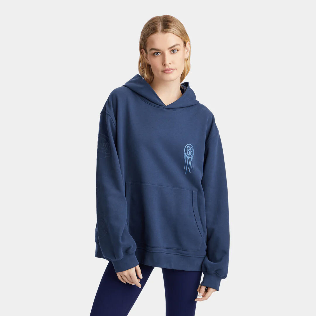 New Mens G/FORE GFORE BIRDIES OVERSIZED FRENCH TERRY HOODIE