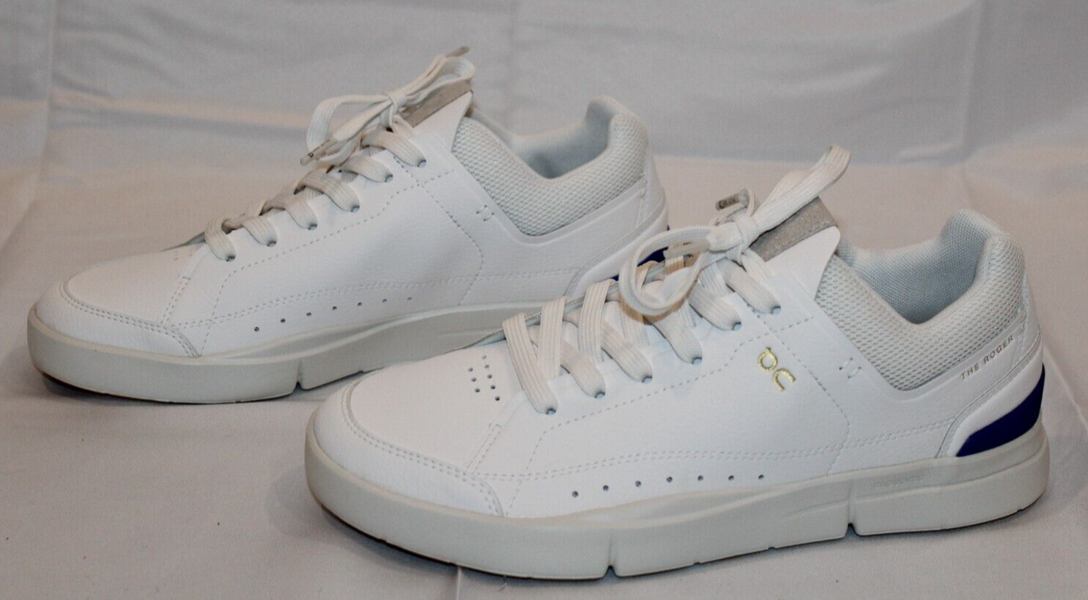 On Cloud The Roger Centre Court White Indigo Blue Tennis Shoes