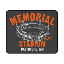 Memorial Stadium 1954 Rubber Base Computer Mouse Pad - Baltimore Orioles