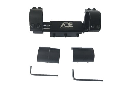 ADE Shock Absorbing Scope Mount Rings Fits 1 inch and 30mm Tubes Rifle ...