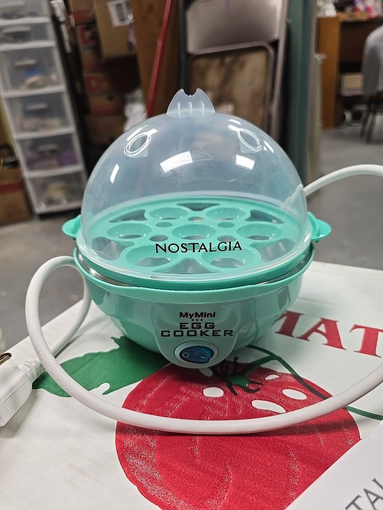 Nostalgia Electric Egg Cooker Rapid 7 Egg Boiler Hard Boiled Dash Capacity  