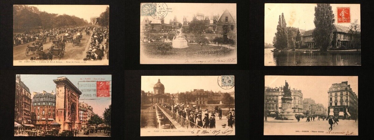 お値下げ【新品未使用に近い】75 PARISIENNES （BAUDOUN） No 68: 6 antique postcards, Paris, France, 20th century | eBay
